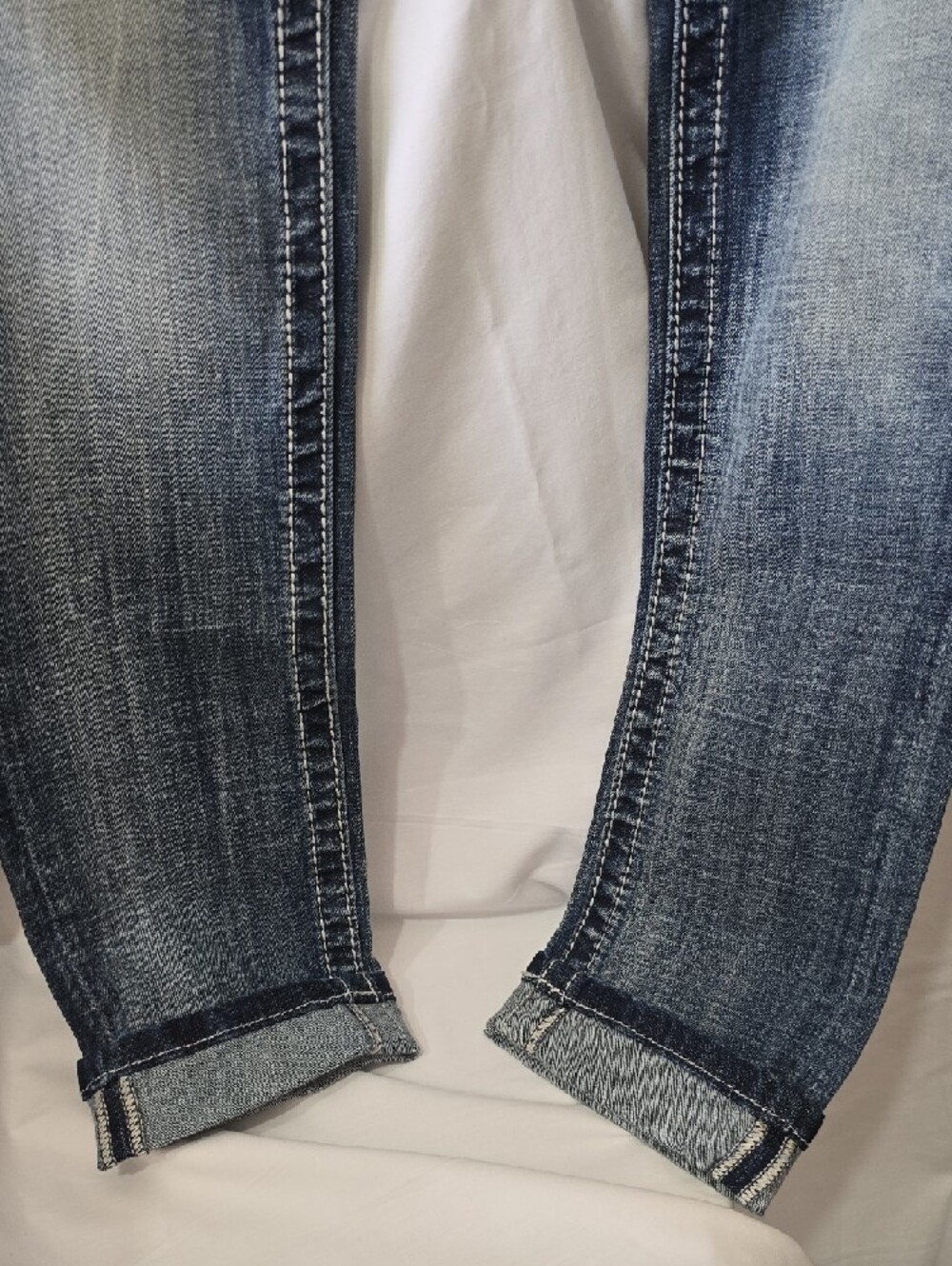 Miss Me Blue Faded Distressed Skinny Jeans - Picture 2 of 11